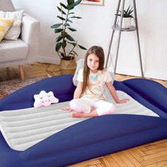 The Sleepah travel toddler bed was designed with keeping your little one safe on the inflatable bed. Our bumpers are 25% higher to ensure your kids will remain inside the travel bed at all times. Sleepah | 12" Air Mattress - Sleepah kids Inflatable Toddler Travel Bed Portable Set w Safety Rail Guards for & Toddlers - includes Pump, Carry Case | Twin Wayfair Twin Bed Bumpers, Toddler Travel Bed, Beds Australia, Safety Bed, Portable Bed, Rail Guard, Travel Bed, Bed Bumpers, Kids Mattress