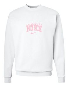 Pink Nike Crewneck, Pink Sweat, Cute Nike Outfits, Nike Crewneck, Preppy Summer Outfits, Preppy Summer, Custom Hoodies, Baddie Outfits Casual, Nike Outfits