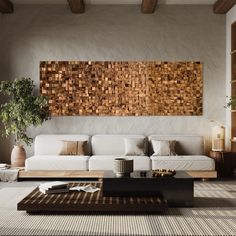 Holz Wand Kunst Mosaik Natürliche Walnuss Farbe. Jedes Produkt ist ein Unikat aufgrund der einzigartigen Musterung des Holzes und unserer Verarbeitungsweise. Das Panel hat eine spezielle Textur, die hilft, unnötige Geräusche zu entfernen. Stellen Sie sich vor, unsere Stimme erzeugt eine Schallwelle, und wenn sie von der Wand reflektiert wird, entsteht ein Hall. Wenn aber eine Akkustikplatte an der Wand hängt, bricht sie die Schallwelle und streut sie. Die Akkustikplatte wird auf Bestellung gefer Acoustic Diffuser, Sound Diffuser, Large Wood Wall Art, Art Above Bed, Acoustic Panel, Art Mosaic, Grand Art Mural, Wood Mosaic, Wood Wall Hanging