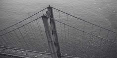 an aerial view of the golden gate bridge in san francisco