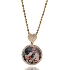 Material: Copper. Color: Gold,White Gold. Chain Length: 14",16",18",20",22". Process: Gold Plated. Recipient: Women,Mom,Wife, Men,Friend,Children. Product Type: Personalized Jewelry. Gift Type: Photo Necklace. Occasions: Valentine's Day, Mother's Day, Christmas, Birthday, etc. Necklace Type: Memorial Necklace. Brand: Silviax Jewelry. Item: 2023NE0284. White Chain Jewelry For Valentine's Day, White Chain Necklace For Valentine's Day Gift, Personalized Heart Chain Necklace For Valentine's Day, White Clavicle Chain Necklace For Valentine's Day, Valentine's Day Heart Charm Medallion Necklace, Mother's Day Heart Necklace With Chain, Personalized Heart Pendant Chain Necklace For Valentine's Day, Heart Necklace With Chain For Mother's Day Gift, Valentine's Day Heart Necklace With Clavicle Chain