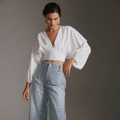 The Skipper Gingham Pants | Nuuly Rent Gingham Pants, Premium Denim, Exclusive Collection, Gingham, Anthropologie, Sleek, My Style, Free Shipping, Pants