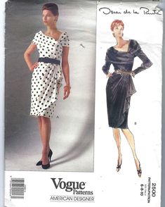 a woman's dress and jacket sewing pattern from the american designer, volquee patterns