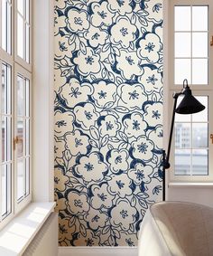 Blue Floral Doodle Wallpaper Peel and Stick Wallpaper Removable Wallpaper Wall Decor Home Decor Wall Art Printable Wall Art Room Decor 324 Wallpaper Smooth, Doodle Wallpaper, Matte Wallpaper, Wallpaper Wall Decor, Floral Doodle, Wall Art Room Decor, Wallpaper Walls Decor, Wall Art Room, Art Room Decor