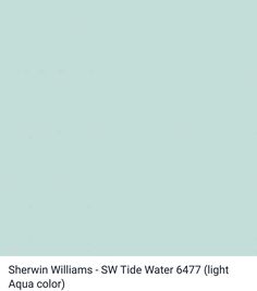 sheryln williams - swd tide water 647 light aqua color swatch