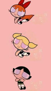 the powerpuff girls cartoon characters with different expressions