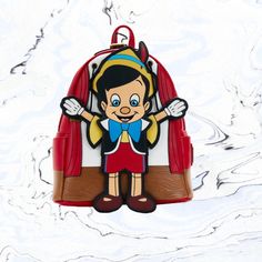 Loungefly Pinocchio Cosplay Mini Backpack Brand New - With Tags Adjustable Straps Zip Around Closure Dimensions 10.5h X 9w X 4.5d Loungefly Bag, Backpack Brands, Pinocchio, Disney Merchandise, Mini Backpack, Red Blue, Red And Blue, Adjustable Straps, Color Blue