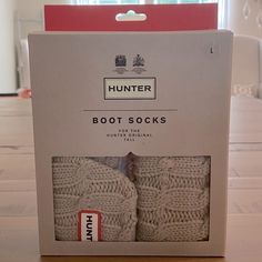 Bnwt Gorgeous Hunter Boot Socks! Will Look Great With Fall Outfits. Hunter Short Boot Socks, Hunter Socks, Hunter Boots Socks, Hunter Wellies, Hunter Boot, Fleece Boots, Tall Socks, Fleece Socks, Boot Liners