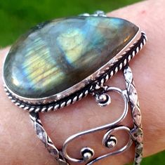 Brand New Handmade Ethnic Labradorite Silver Adjustable Cuff Bracelet. New To Poshmark? Use Referral Code Kimberlyn222 To Receive $10. Bohemian Cuff Jewelry, Handmade Labradorite Bohemian Bracelets, Bohemian Cuff Jewelry For Festivals, Bohemian Bangle Cuff Bracelet With Natural Stones, Bohemian Natural Stone Bangle Cuff Bracelet, Bohemian Natural Stones Cuff Bangle, Unique Handmade Labradorite Cuff Bracelet, Bohemian Adjustable Cuff Jewelry, Adjustable Bohemian Cuff Jewelry