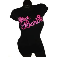 Black Barbie With Sexy Lips! Black Fitted Spandex Tee. Fashion For The Black Barbie's! ***** Black Barbie Cap Is Available For Purchase ***** Stretchy Fabric For A Tight Fitted Look Machine Wash Cold, No Bleach, Hang Dry Super Cute 95% Cotton 5% Spandex Algodon ***** Note ~ This Is A Spandex Tee, You Might Need A Size Up. ~ Please Read Dimensions **** ********** Dimensions ********* Small: Armpit To Armpit: 15 1/2 Inches Length: 23 Inches Med: Armpit To Armpit: 16 Inches Length: 25 Inches Large: Stretch T-shirt With Letter Print For Party, Stretch Letter Print Tops For Club, Black Stretch T-shirt For Party, Stretch Black T-shirt For Club, Black Stretch T-shirt For Club, Y2k Stretch T-shirt For Night Out, Y2k Black T-shirt For Night Out, Fitted Black T-shirt For Party, Black Letter Print Top For Party