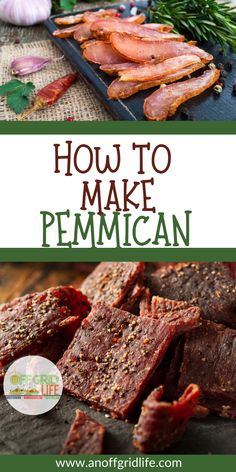 how to make pemmican with text overlay