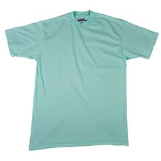 Great looking Vintage Mens Hanes Fifty Fifty Turquoise Blue T-Shirt. Made in the USA. Single Stitch. Please see last photo for measurements. Shirt is new old dead stock. Size - Mens Large (see last photo for measurements  50% Cotton / 50% Polyester Relaxed Fit Washed Blue T-shirt, Affordable Soft-washed Green T-shirt, Retro Blue Soft-washed T-shirt, Cheap Turquoise Short Sleeve T-shirt, Fifty Fifty, Turquoise Cotton Short Sleeve T-shirt, Blue T Shirt, Blue Tshirt, Turquoise Blue