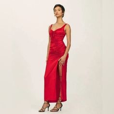 Questions ? Leave A Comment Below Reformation Dress, Ruffled Dress, Red Cherry, Reformation Dresses, Ruffle Dress, Leave A Comment, Dress Shop, Colorful Dresses, Cherry