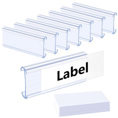 PRICES MAY VARY. 【Size detail】the length of our shelf label clips is about 3 inches/ 7.5 cm, the height is about 1.25 inches, a proper size that is Wire shelf label holders compatible with Metro and other 1-1/4" wire shelves, and please measure your wire shelf and check the size details before ordering 【Value package】You will receive 120 pieces clear label holders for wire shelf which is enough to meet your needs, a nice combination set in a large quantity that can meet your daily use, and make Shelf Tag, Shelf Labels, Metro Shelving, Label Clips, Wire Shelves, Clear Labels, Bookshelf Organization, Wire Shelf, Plastic Shelves