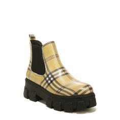 Size: 8 M Size Type: Regular Style: Chelsea Width: M Color: Yellow Pattern: Plaid Occasion: Casual Details: Lug Sole Boot Height: 4.5 Heel Type: Chunky Heel Height: 2 Shaft Size: Ankle Toe Type: Round Insole Material: Man Made Lining Material: Man Made Outsole Material: Man Made Upper Material: Man Made Care Instructions: Spot Clean Only Shoe Information: New Out Of Box Sku: 539870002 Mpn: H1412f1 - Please Note: - All Images Are Stock Images. Colors May Vary Slightly Ny Shoes, Lug Sole Boots, Yellow Plaid, Yellow Pattern, Only Shoes, Heel Type, Lug Sole, Chunky Heel, Lace Up Boots