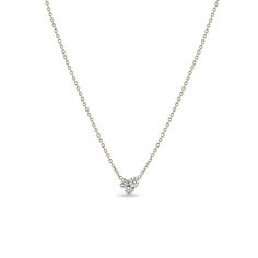 14k gold large 3 mixed prong set diamond necklace SPECIFICS •14k tiny cable chain with spring ring closure• total chain length: 16" [14"+ (2) 1" extenders]• diamond cluster of 3mm, 2.4mm and 2mm diamonds• white diamonds .18 ctw Set Necklace, Diamond Cluster, White Diamonds, Necklace Chain, 14kt Gold, Cable Chain, Spring Rings, Chain Lengths, Chain Length