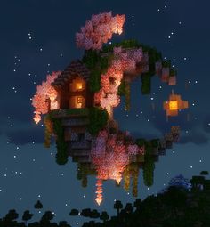 an image of a tree house in the sky