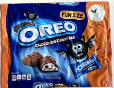 a bag of oreo chocolate candy with bats