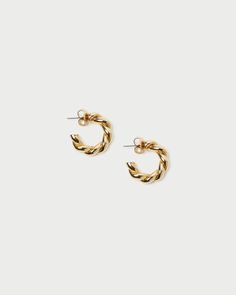 Color: Gold Twisted Hoop Earrings, The Atlas, Sport Sandals, Summer Ready, Jewel Tones, Winter Time, Spring Collection, Beach Day, Gold Earrings