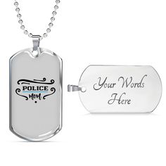 Custom Engraving Instructions: To Personalize Your Pendant Please Comment Your Engraving Details After Purchase. Engrave A Name Date Or Special Message On The Back. Options: Format: J L D J.L.D Or Jld. Length: 2 Lines 20 Characters Each (Incl. Spaces). Check Spelling Before Confirming. Need Help? Just Message Us! Engraved White Gold Dog Tag Necklace, Personalized Dog Tag Necklace For Mother's Day, Personalized Dog Tag Jewelry Gift, Engraved Stainless Steel Dog Tag Jewelry, Customized Silver Dog Tag Jewelry, Customizable Sterling Silver Necklace With Rectangular Pendant, Stainless Steel Dog Tag Jewelry For Memorial, Sterling Silver Dog Tag Jewelry For Anniversary, Dog Tag Necklace With Adjustable Chain For Gifts