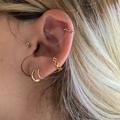 Gold Helix Piercing, 14k Gold Cartilage Hoop, Cartilage Earring, Tragus Earring, Tragus Piercing, Small Hoop Earring - Etsy Dainty Gold-plated Cartilage Earrings, Dainty 14k Gold Hypoallergenic Ear Cuff, Pierced 14k Yellow Gold Ear Cuff, Dainty Gold Plated Pierced Cartilage Earrings, Dainty Gold Plated Cartilage Earrings, Dainty Yellow Gold Cartilage Earring, Dainty Yellow Gold Single Cartilage Earring, Gold 14k Ear Cuff For Pierced Ears, Gold-colored Sterling Silver Small Hoop Piercings