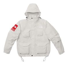 Find SUPREME X The North Face Trekking Convertible Jacket 'stone on Editorialist. Supreme x The North Face Trekking Convertible Jacket 'Stone' Beige Winter Outerwear With Cargo Pockets, Beige Outerwear With Multiple Pockets For Outdoor, Beige Outdoor Outerwear With Multiple Pockets, Beige Utility Outerwear For Outdoor Activities, White Winter Utility Jacket, Functional Beige Outerwear With Pockets, White Utility Jacket For Winter, Beige Functional Outerwear With Pockets, White Outdoor Parka With Pockets