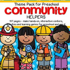 the back for preschool community helpers