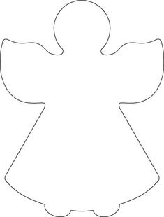 an angel cut out to make it look like someone is in the middle of a dress