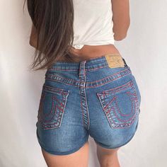 2000s Rare True Religion Red Embroidered Jean Shorts Available In Size Xs/S Lowest Price On App! -Amazing True Y2k True Religion Capri Shorts With Amazing Pocket Detailing And A Really Beautiful Color. Extremely Rare Design. -Originally 285$ -Great Condition!! Message Me With Any Questions You Have (: Y2k Fitted Short Bottoms, Fitted Short Y2k Bottoms, Red Fitted Y2k Bottoms, Red Y2k Style Summer Bottoms, Red Y2k Summer Bottoms, Casual Red Fitted Jean Shorts, Fitted Y2k Bottoms With Built-in Shorts, Red Fitted Jean Shorts, Fitted Red Jean Shorts