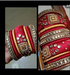 Indian hand made silk thread bangles for women Silk Thread Bangles, Thread Bangles, Bangles For Women, Red Colour, Silk Thread, Red Color, Bangle Bracelets, Jewelry Bracelets, Handmade Items