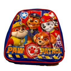 the paw patrol lunch bag is on display