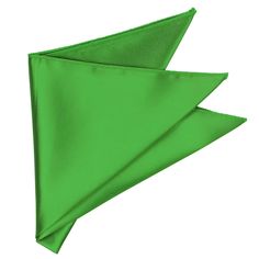 Replicate the most popular pocket square trends with this men's grass green solid color pocket square. The unfolded square measures a standard, 9-inches by 9-inches. Matching neckties and bow ties available to complete your look. We recommend this shade for a basic, bright green. See it in person by requesting a free color swatch. Product Features Measures approximately 9" by 9" Rolled, finished edges Color is grass green Made from 100% Polyester Satin finish Dry clean only One-sided Imported