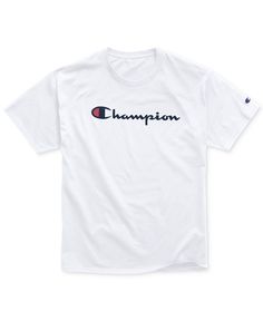 Men's Script Logo T-Shirt Champion Clothing, Png Clothes, Champion Shirt, Script Logo, Men Fashion Casual Outfits, Teen Fashion Outfits, Logo T Shirt, Classic Shirt, Cute Casual Outfits