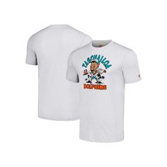 Add a fun Miami Dolphins piece to show off your die-hard fandom with this Tua Tagovailoa Caricature T-shirt from Homage. It features the superstar on the front in prominent cartoon-like graphics to elevate your playful Tua Tagovailoa style. The soft tri-blend material works to keep you comfortable as you cheer on your favorite player on Miami Dolphins game day.Add a fun Miami Dolphins piece to show off your die-hard fandom with this Tua Tagovailoa Caricature T-shirt from Homage. It features the Miami Dolphins, Dolphins, Miami, Tops & Tees, Top Outfits, Mens Outfits, T Shirt, Black