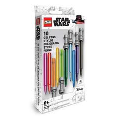 the lego star wars set includes four different colored pens