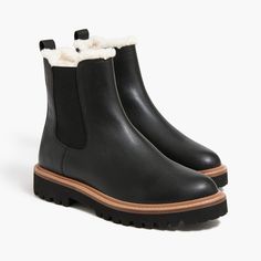 Lug-sole Chelsea boots Chelsea Boot Winter Outfit, Beach Gathering, Women Chelsea Boots, Family Sweater, Paris Winter, Fall Suit, Chicago Fashion, Chelsea Boots Women, Black Chelsea Boots