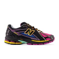 New Balance 1906R "Black/Multi" Unisex Shoe - Hibbett | City Gear New Balance Running Shoes With Air Cushioning For Streetwear, Black Low-top Trail Running Shoes For Marathon, Black Breathable Sneakers For Marathon, Breathable Black Sneakers For Marathon, Black Sneakers For Marathon With Athletic Fit, Black Trail Running Shoes With Boost Midsole For Marathon, Black Athletic Fit Sneakers For Marathon, Black Dynamic Trail Running Shoes For Marathon, Black Low-top Running Shoes For Marathon