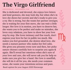 the virgo girlfrend poem