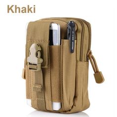 Universal Tactical Waist Belt Bag / Pouch / Wallet (For Up to 6.2" Phones) - Perfenq Running Pouch, Gadget Pouch, Camo Bag, Tactical Pouches, Climbing Bag, Survival Bag, Molle Pouches, Mini Mochila, Hunting Bags