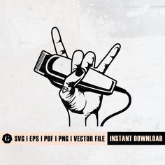 a black and white drawing of a hand holding a lighter with the words svg eps i png i victoria file instant download