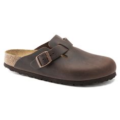 Boston Oiled Leather Habana | BIRKENSTOCK Birkenstock Flip Flops, Birkenstock Styles, Birkenstock Clogs, Boston Clogs, Mens Clogs, European Shoes, Birkenstock Boston, Zermatt, Birkenstock Boston Clog