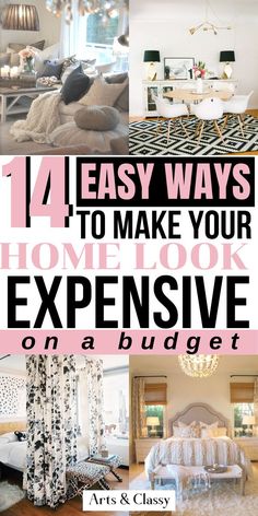 Rental House Decorating, Make Your Home Look Expensive, Look Expensive On A Budget, Boho Apartment, Rental Home Decor, Bedroom Decor On A Budget, Diy Home Decor For Apartments, Expensive Decor, Apartment Decorating On A Budget