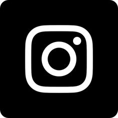 the instagram logo is black and white with an instagram icon in the center