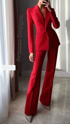 Red Luxury, Body Measurement, Red Suit