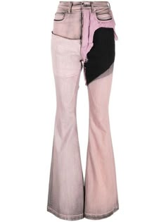 Butterfly Stomach, Pink Alternative Fashion, Bottom Jeans, Love Now, Jeans For Women, Bell Bottom, 2000s Fashion, Jeans Flare