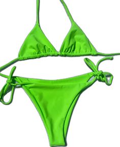 Swim Bottoms, Neon Green, Neon, Green