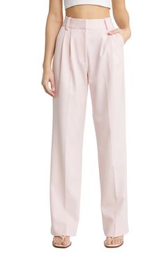 Favorite Daughter The Favorite Pant Pleat Pants | Nordstrom Spring Family Photo Outfits, Spring Photoshoot Outfits, Pleat Pants, Utility Cargo Pants, Fall Family Photo Outfits, Black Sequin Top, Spring Photoshoot, Linen Crop Top, Pink Trousers