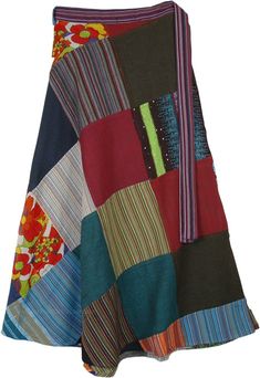 Sale:$26.99 Plus Multicolored Mixed Patchwork Wrap Around Cotton Skirt | Clearance | Multicoloured | Wrap-Around-Skirt, Patchwork, XL-Plus, Sale|26.99| Multicolor Mixed Print Skirt For Summer, Spring Multicolor Floral Patchwork Skirt, Casual Multicolor Floral Patchwork Skirt, Multicolor Patchwork Summer Skirt, Bohemian Red Skirt With Patchwork, Multicolor Cotton Long Wrap Skirt, Multicolor Long Cotton Wrap Skirt, Multicolor Cotton Wrap Skirt For Spring, Spring Multicolor Cotton Wrap Skirt