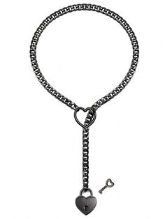 PRICES MAY VARY. Heart Slip Chain Necklace features a fashion-forward O-ring punk Cuban chain design with a unique heart-shaped lock paired with a key to add a touch of glamour to your outfit. Heart lock with key design: The Slip Chain Necklace is 25in in length and is available in three colours. Crafted from high quality materials, these Heart Pendant Necklace are safe to wear without causing skin irritation and can be comfortably worn all day long Y-Lariat Necklace: Slip Chain Necklace lets yo Emo Necklace, Slip Chain, Cuban Necklace, Heart Lock, Necklace Chunky, Heart Chain, Key Necklace, Skin Irritation, Chain Design