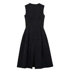 Classic Little Black Dress  Material: Polyester  Size: S, M, L, XL, 2XL Color: Black  Season: Spring, Autumn, Summer   Occasion:  Daily,   Vacation,  Dating, party Black Sleeveless Fit And Flare Midi Dress, Black A-line Dress For Summer, Black A-line Dress For Work, Black A-line Sleeveless Dress For Formal Occasions, Black A-line Midi Dress For Cocktail, Black A-line Summer Dress, Black Sleeveless A-line Dress For Formal Occasions, Black Sleeveless Party Dress With Flattering Silhouette, Formal Black A-line Sleeveless Dress